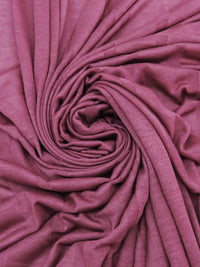 Rose Mauve 100% Rayon Sheer Wide Rib Knit 46W