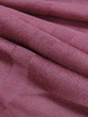 Rose Mauve 100% Rayon Sheer Wide Rib Knit 46W