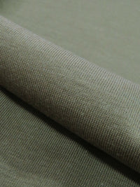 Olive Green 100% Cotton Jersey Knit 50W