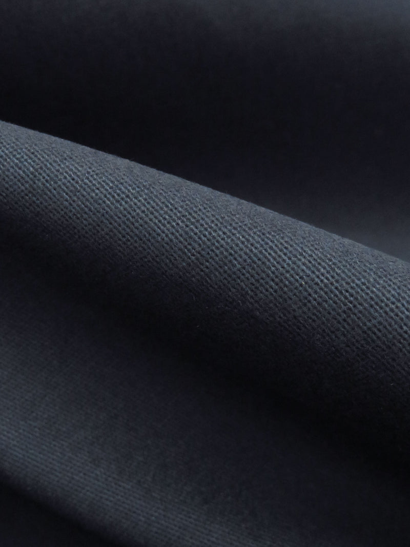 Dark Ink Blue Cotton/Lycra Stretch Twill Bottom Weight Woven 58W