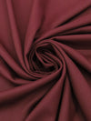 Brick Red Polyester/Wool Diamond Weave Suiting - Fabian Couture - 60W