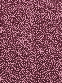 Mulberry/Taffy Pink Rayon/Lycra Speckled Bursts Print Jersey Knit 66W