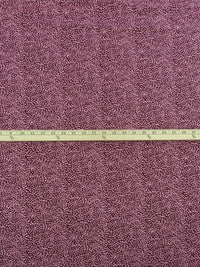 Mulberry/Taffy Pink Rayon/Lycra Speckled Bursts Print Jersey Knit 66W
