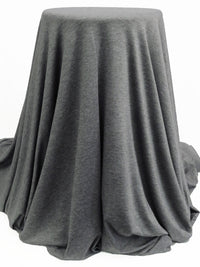 Heathered Storm Gray Rayon/Spandex Jersey Knit 62W