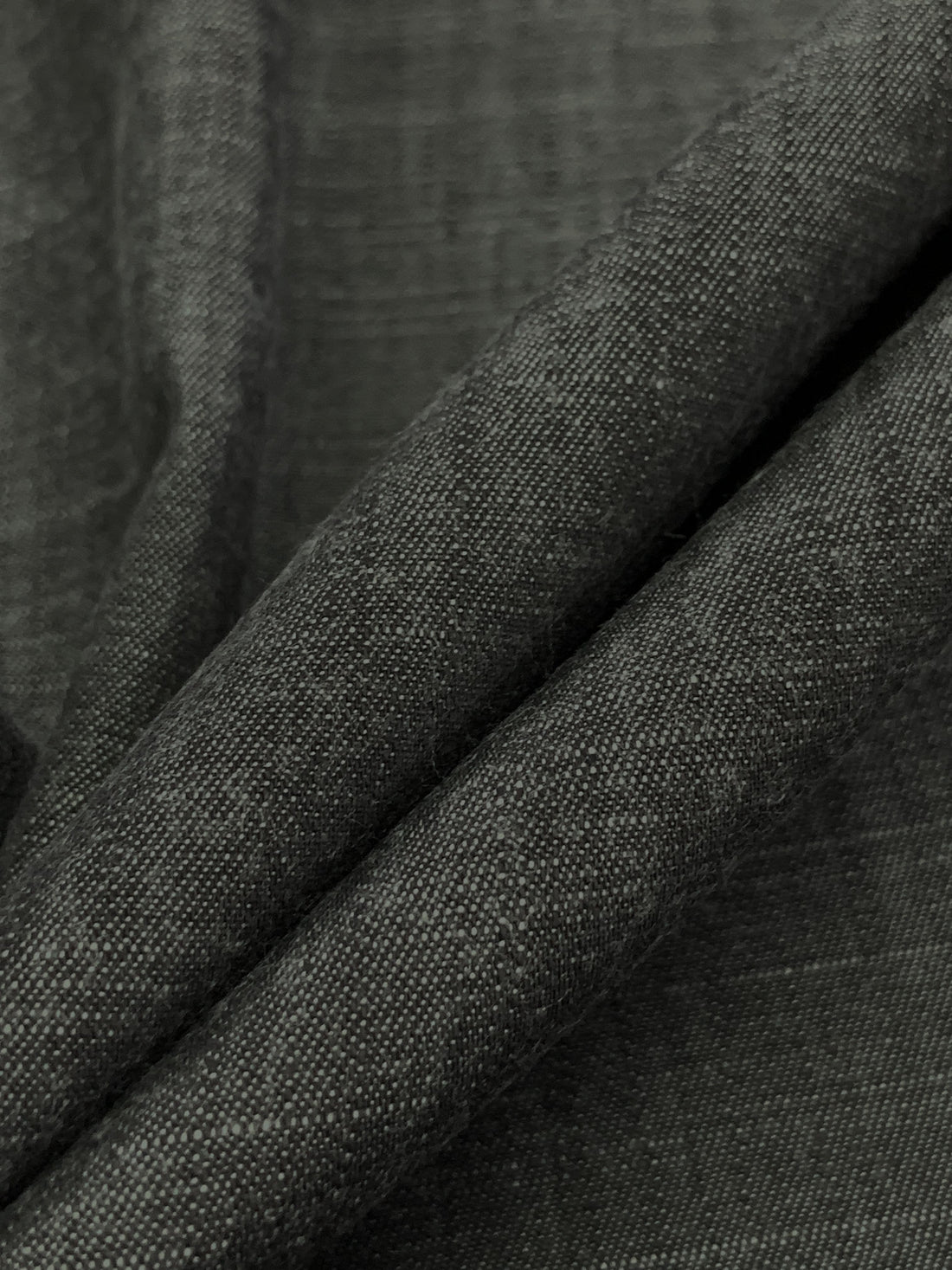 Deep Graphite Tencel/Cotton Chambray 60W
