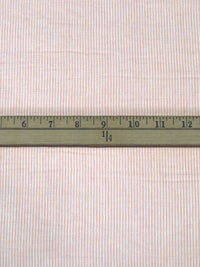 Pale Pink/White 100% Cotton Vertical Stripe Weave Shirting 56W
