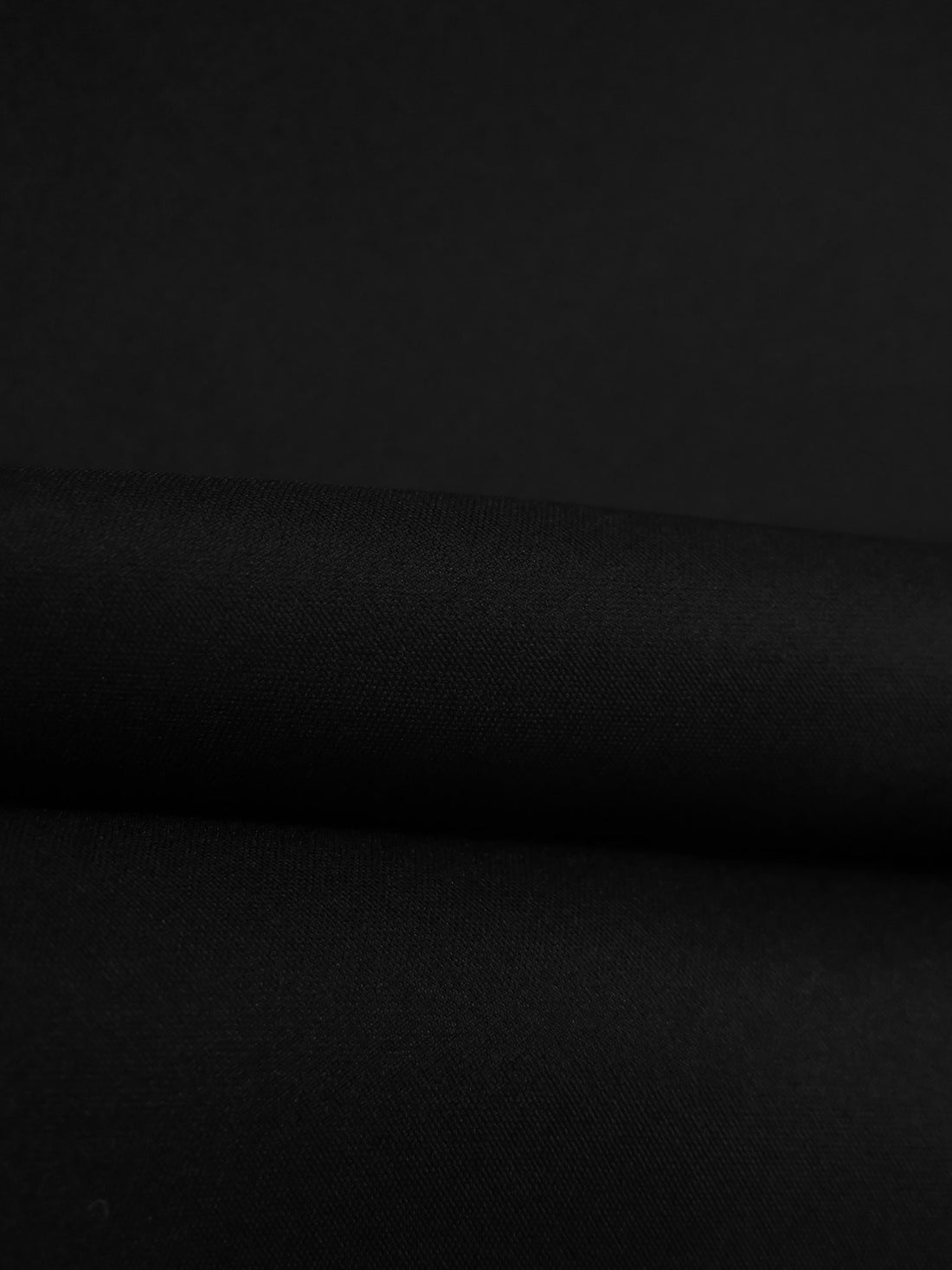 Pitch Black 100% Silk Habotai 56W