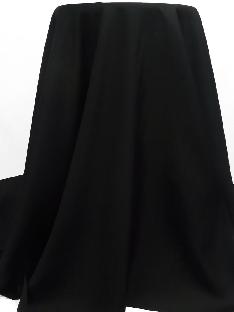 Pitch Black 100% Silk Habotai 56W
