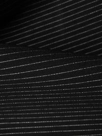 Black/White Rayon/Nylon/Lycra Horizontal Pinstripe Weave Stretch Bengaline Suiting 57W