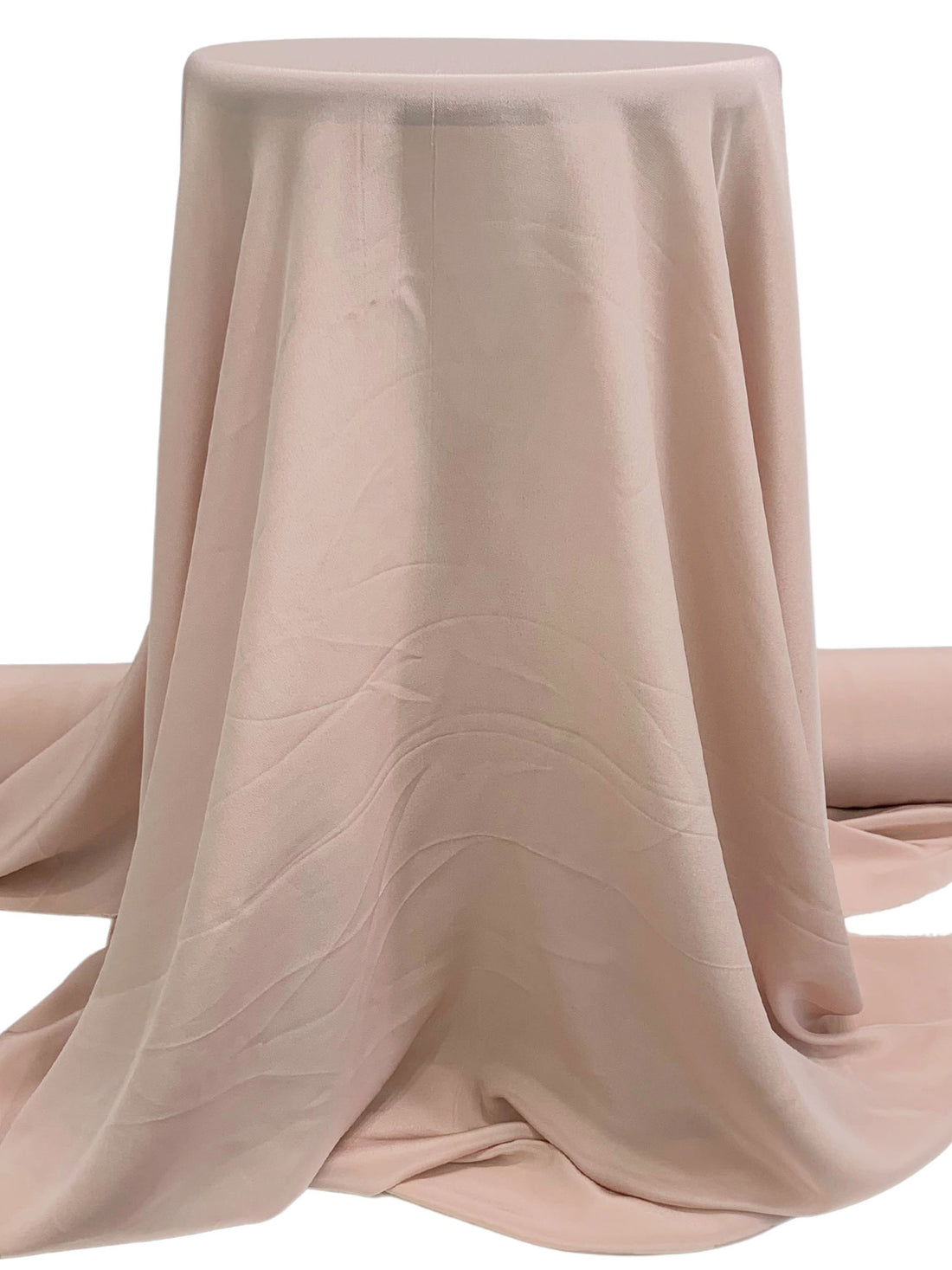 Dusty Pink 100% Silk Light Weight Crepe de Chine 43W