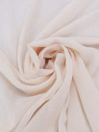 Champagne Pink 100% Silk Chiffon 43W