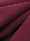 Cranberry 100% Silk Crepe Chiffon 41W