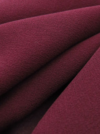 Cranberry 100% Silk Crepe Chiffon 41W