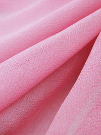 Bubblegum 100% Silk Crepe Chiffon 42W