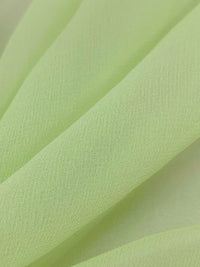 Soft Moss 100% Silk Chiffon 52W