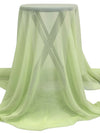 Soft Moss 100% Silk Chiffon 52W