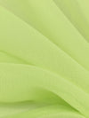 Key Lime 100% Silk Chiffon 43W