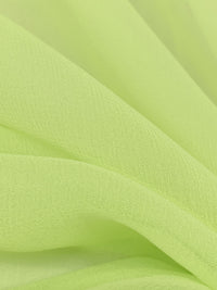 Key Lime 100% Silk Chiffon 43W