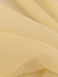 Lemon Beige 100% Silk Chiffon 41W