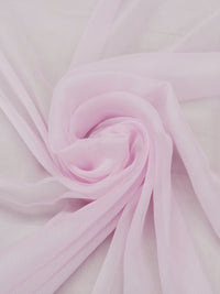 Taffy Pink 100% Silk Crinkle Chiffon 43W