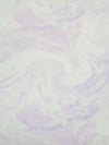 White/Pastel Purple Rayon/Lycra Marbled-Look Print Jersey Knit 56W