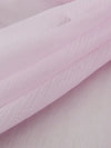 Taffy Pink 100% Silk Crinkle Chiffon 43W