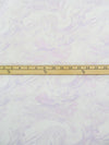 White/Pastel Purple Rayon/Lycra Marbled-Look Print Jersey Knit 56W