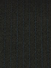 Walnut/Dark Navy Wool/Lycra Vertical Stripe Seersucker - Imported From Italy - 60W