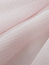 Ballet Pink 100% Silk Crinkle Chiffon 42W