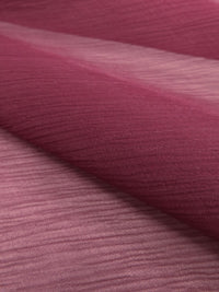 Bordeaux 100% Silk Crinkle Chiffon 50W