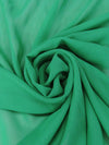 Jade Green 100% Silk Chiffon 53W