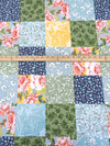 Moss/Sea Serpent/White/Multi Polyester/Lycra Various Floral Patchwork Print Double Brushed Knit 60W