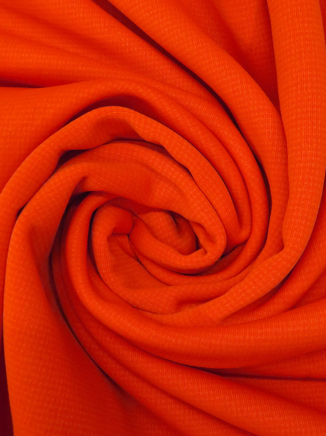 Electric Orange/Tangerine Polyester/Lycra Wind Pro Stretch Knit - Polartec - 58W