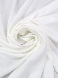 White 100% Rayon Voile 56W