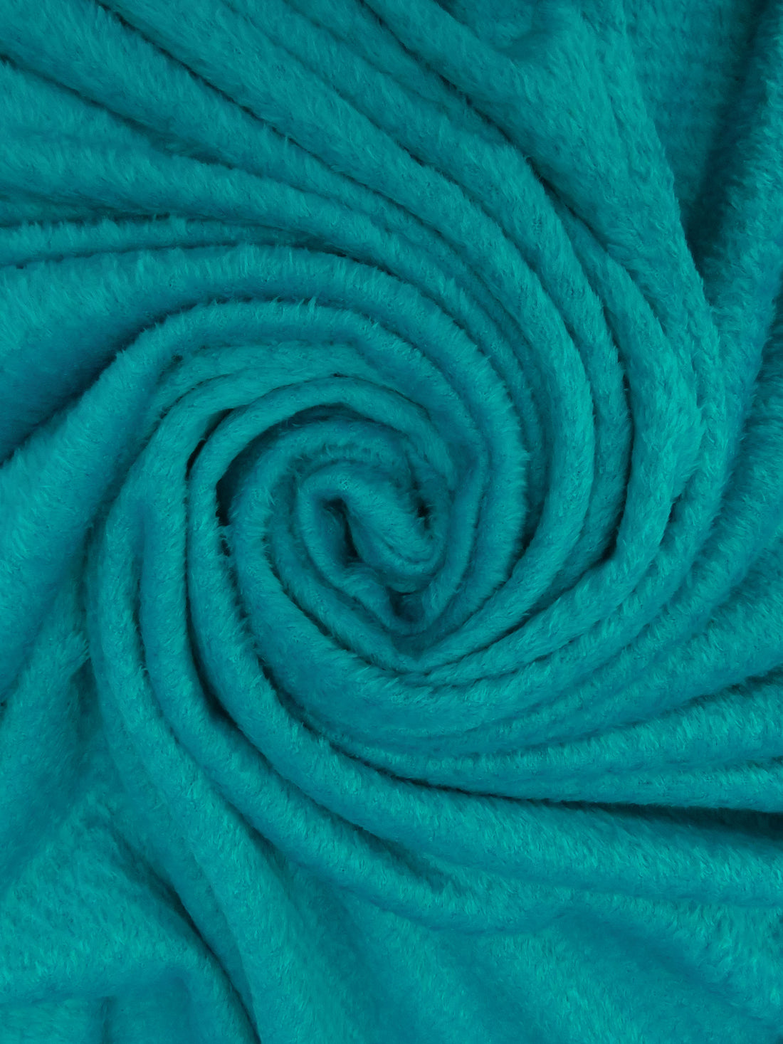 Vivid Dark Cyan 100% Polyester High Loft Fleece - Polartec - 66W