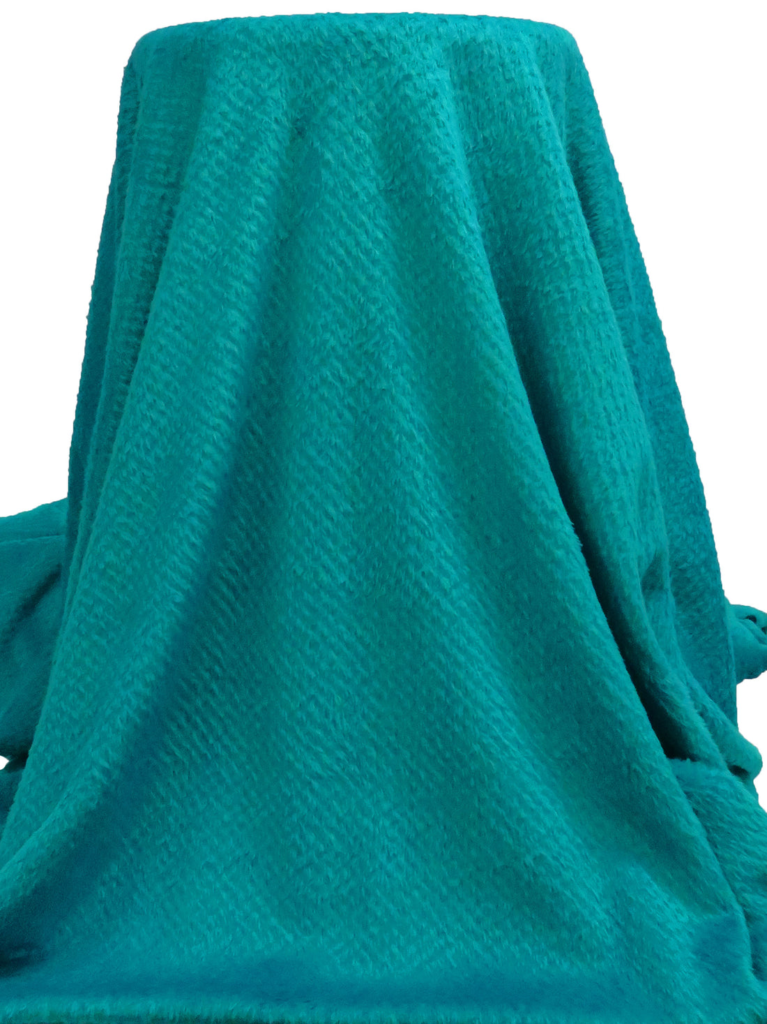 Vivid Dark Cyan 100% Polyester High Loft Fleece - Polartec - 66W