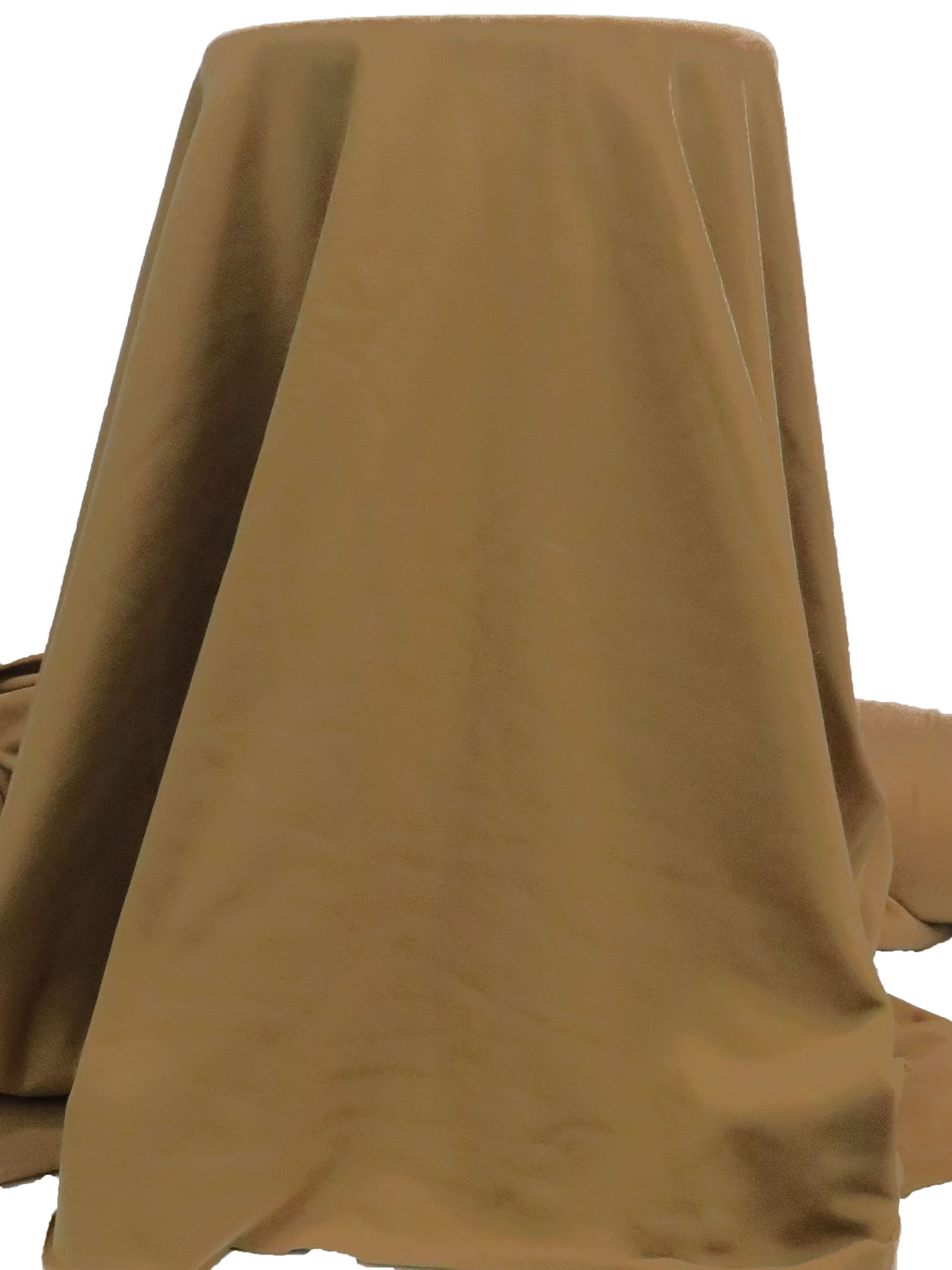 Coyote Brown Polyester/Nylon/Spandex Power Stretch Sweatshirt Fleece - Polartec - 66W