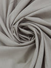 Oyster Gray 100% Cotton Midweight Woven 44W