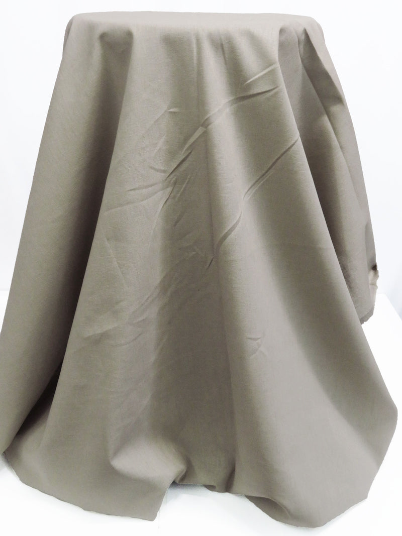 Oyster Gray 100% Cotton Midweight Woven 44W