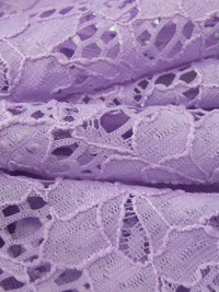 Wisteria Polyester/Lycra Floral Weave Stretch Lace 56W