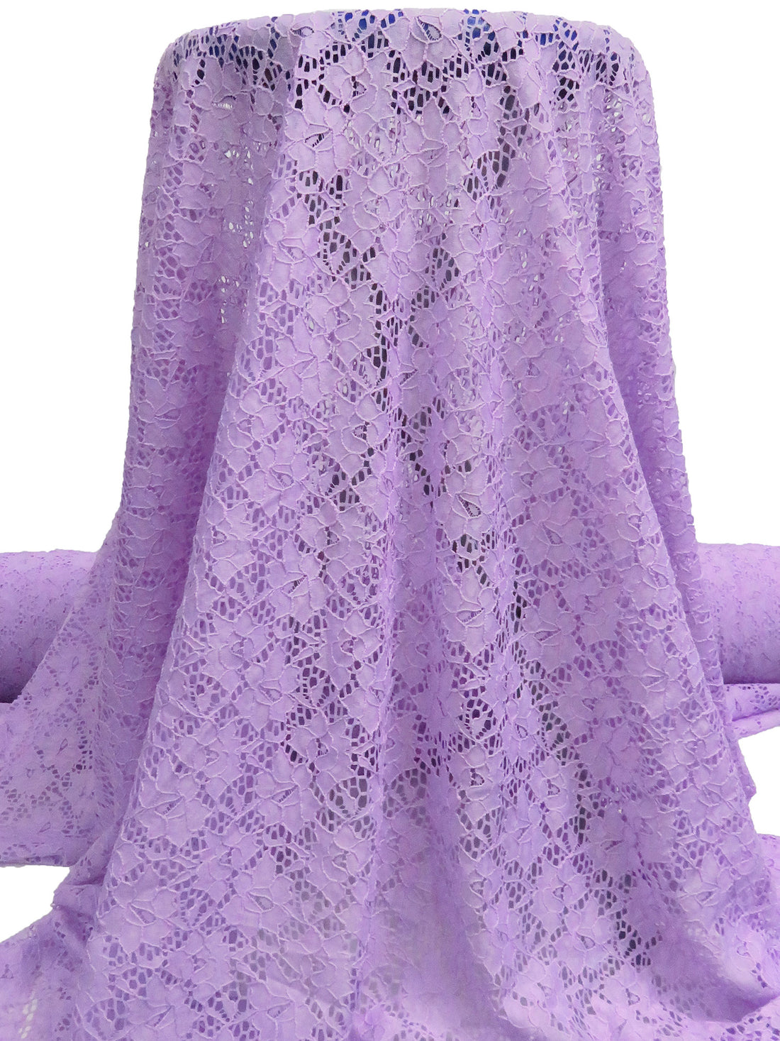 Wisteria Polyester/Lycra Floral Weave Stretch Lace 56W