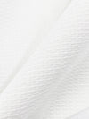 White 100% Cotton Textured Weave Suiting - NY Designer - 58W