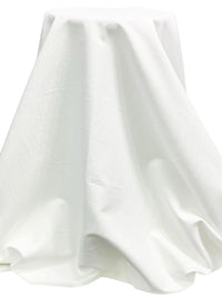 White 100% Cotton Textured Weave Suiting - NY Designer - 58W