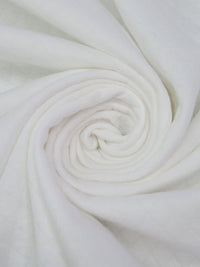 White Polyester/Cotton Quilted Diamond Double Knit 50W