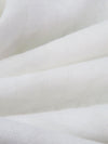 White Polyester/Cotton Quilted Diamond Double Knit 50W