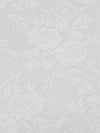 White Cotton/Polyester Floral Weave Jacquard Knit 56W