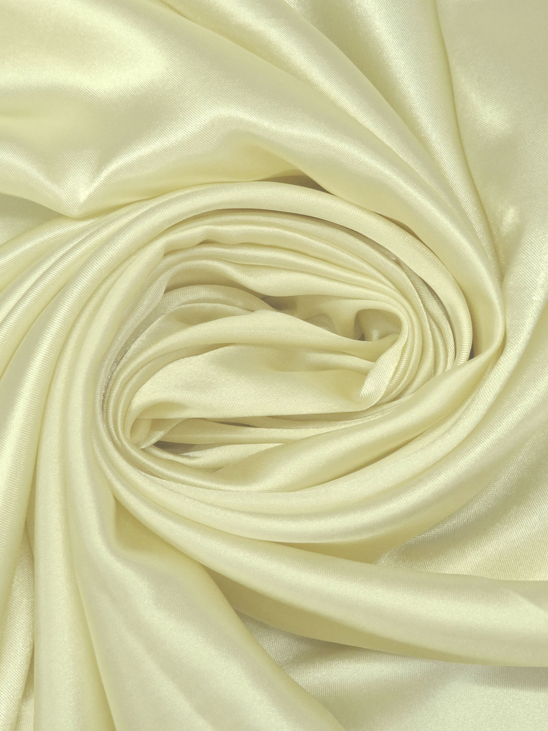Pale Yellow 100% Polyester Charmeuse 56W