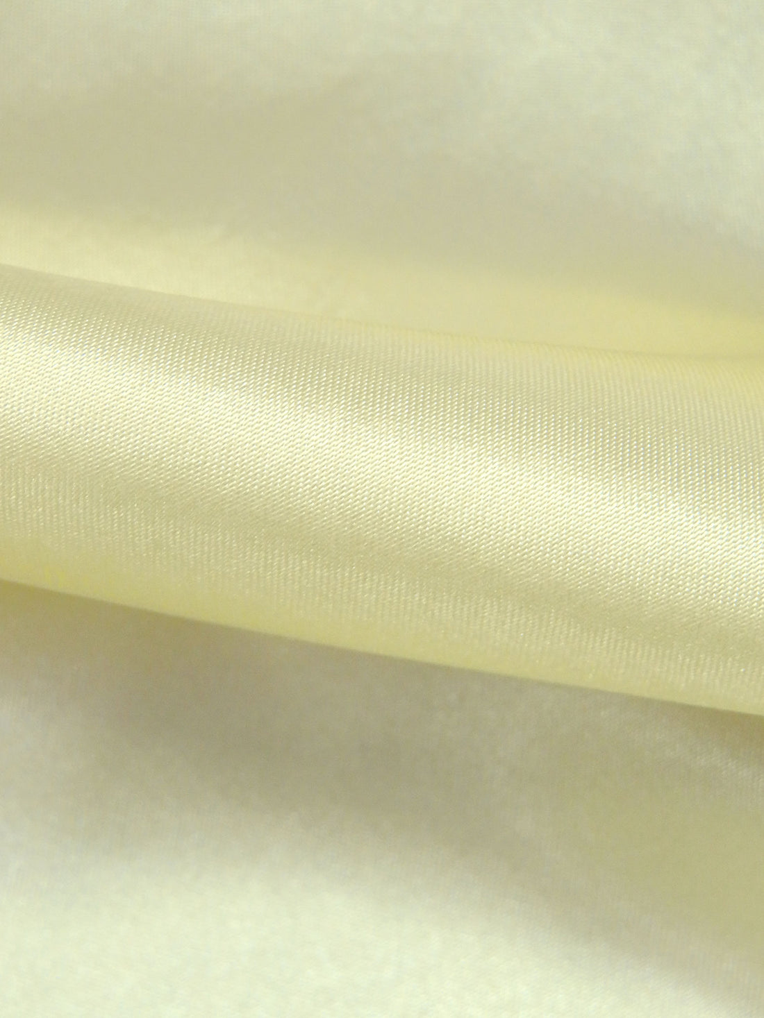 Pale Yellow 100% Polyester Charmeuse 56W