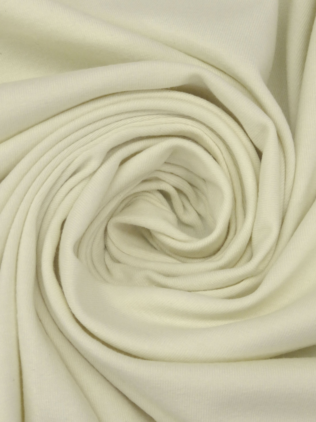 Cream Cotton/Lycra Jersey Knit 62W