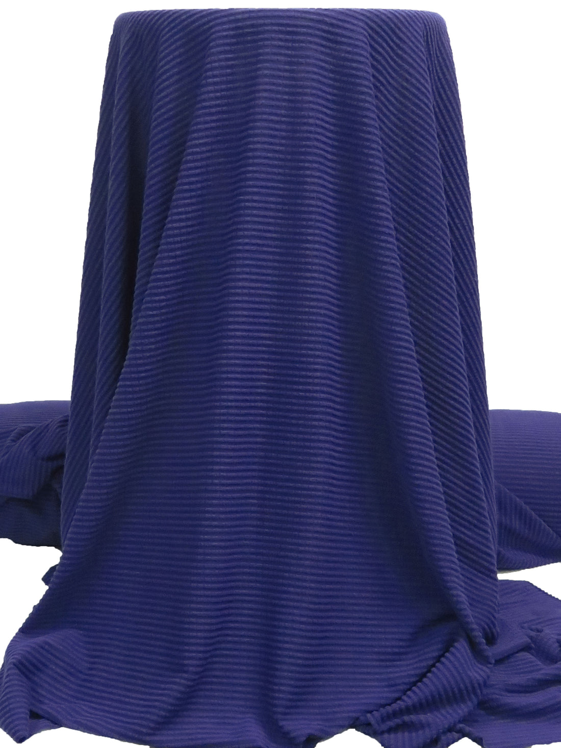 Deep Koamaru Polyester/Spandex Power Grid Fleece Knit - Polartec - 58W